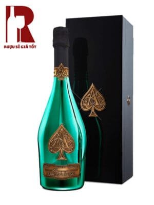 Champagne Armand de Brignac Brut Limited Edition Green - Át Bích Xanh