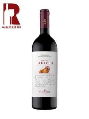 Rượu Vang Ý Đỏ Poggio Badiola Toscana IGT