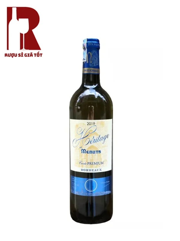 Rượu Vang Pháp Trắng Heritage De Menuts Blanc