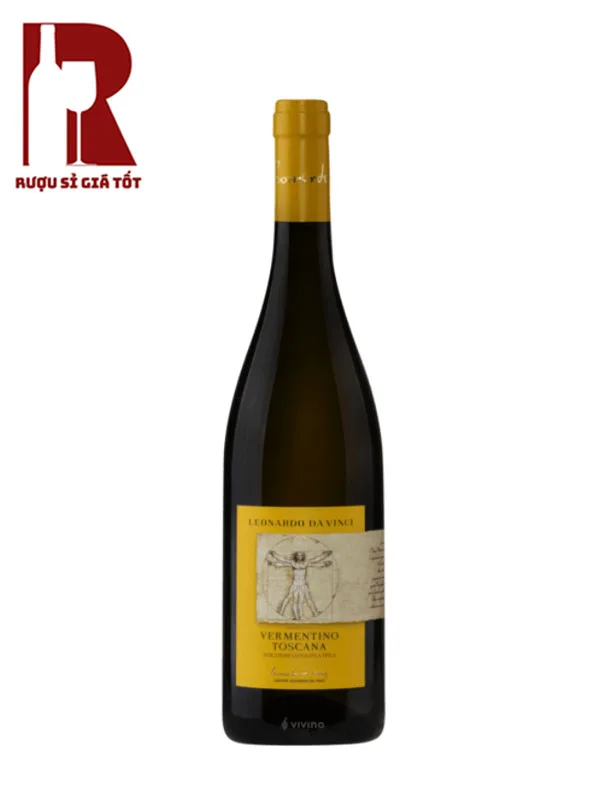 Rượu Vang Ý Trắng Leonardo da Vinci Vermentino
