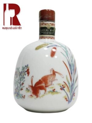 Suntory 20 Year Old Red Rabbit Arita Ceramic Decanter 1998