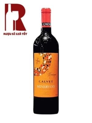 Vang Pháp đỏ Calvet Minervois chính hãng