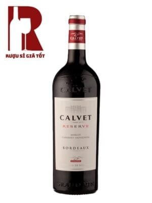 Vang Pháp đỏ Calvet Reserve Merlot Cabernet- AOP Bordeaux