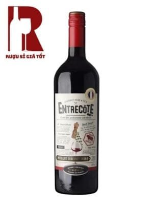 Vang Pháp đỏ Entrecote Melot - Cabernet - Syrah VDP 750ml