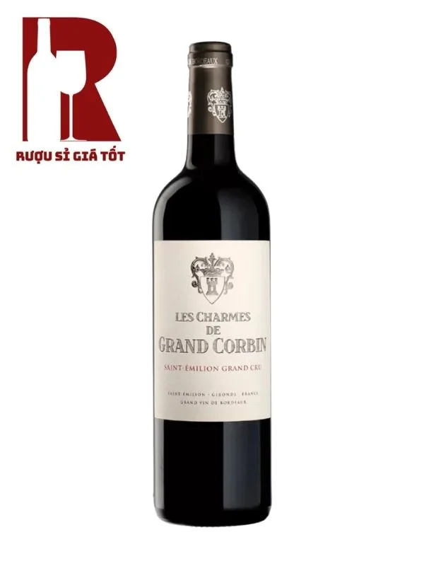 Vang Pháp đỏ Les Charmes De Grand Corbin Saint Emilion Grand Cru 2015