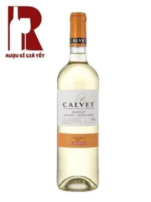 Vang Pháp ngọt Calvet Varietals Muscat Moelleux Medium Sweet (2)