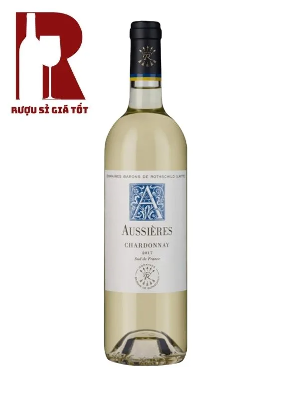 Vang Pháp trắng DBR Aussieres Chardonnay