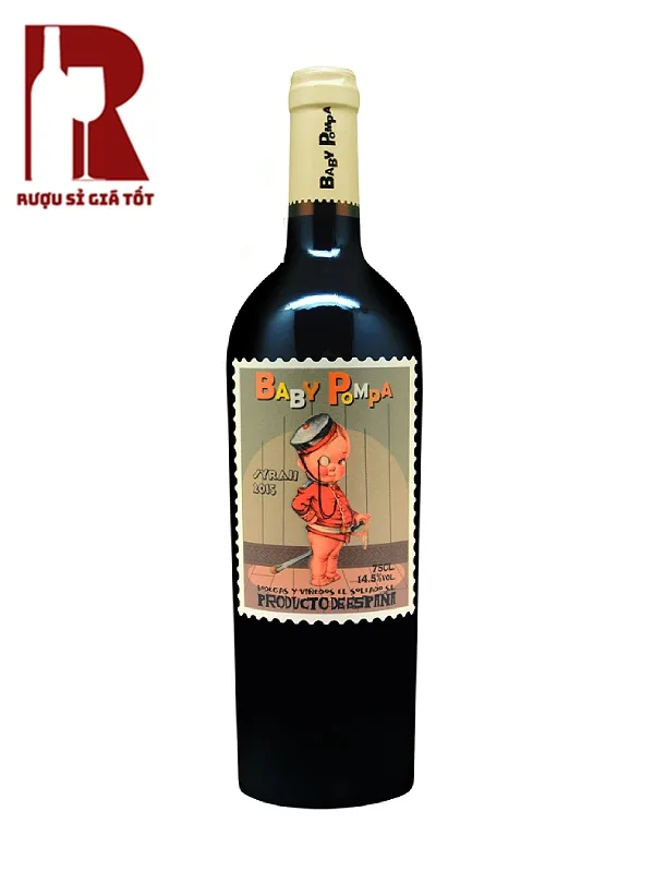 Vang Tây Ban Nha đỏ Baby Pompa Syrah