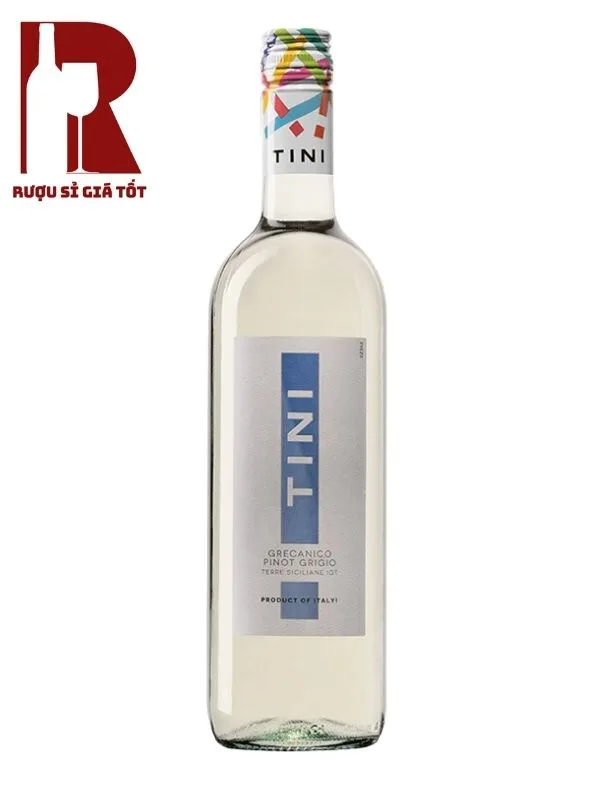 Rượu Vang Ý Trắng Tini Grecanico Pinot Grigio Terre Siciliane