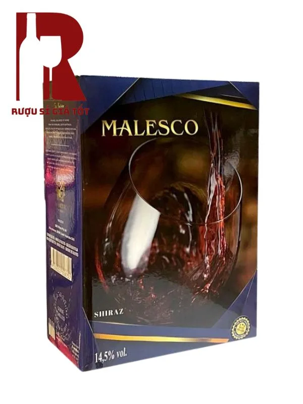Rượu Vang Bịch Úc Malesco Shiraz
