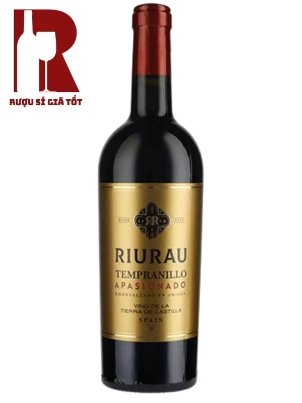 Rượu Vang Tây Ban Nha Đỏ RIURAU Tempranillo VDT Castilla