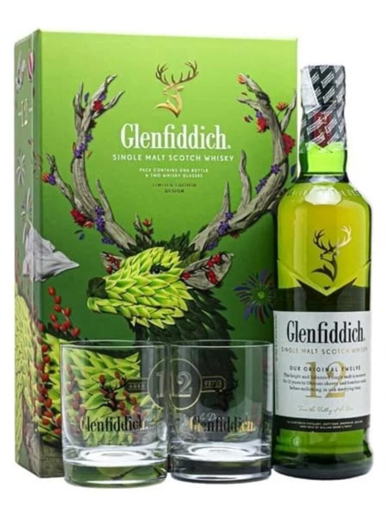 Set quà rượu Tết Glenfiddich 