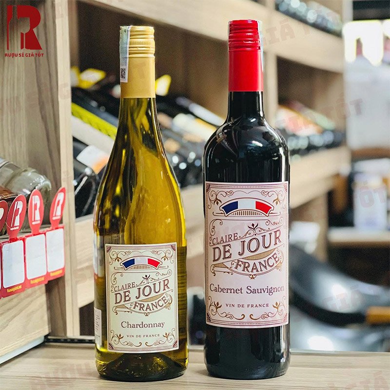 Rượu vang Pháp giá rẻ Claire De Jour Cabernet Sauvignon trên dưới 200K