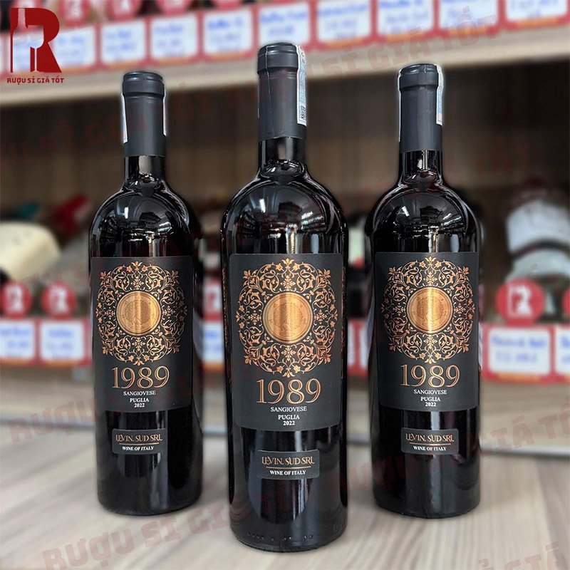 Ưu đãi rượu vang 1989 giá tốt nhất tầm giá 200K tại shop Rượu Sỉ