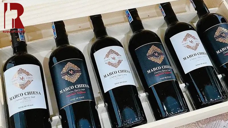 Rượu vang Marco Chiesa Rosso giá tốt dưới 200k