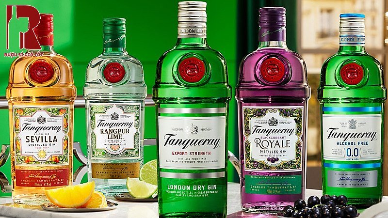 Các loại rượu gin Tanqueray chất lượng