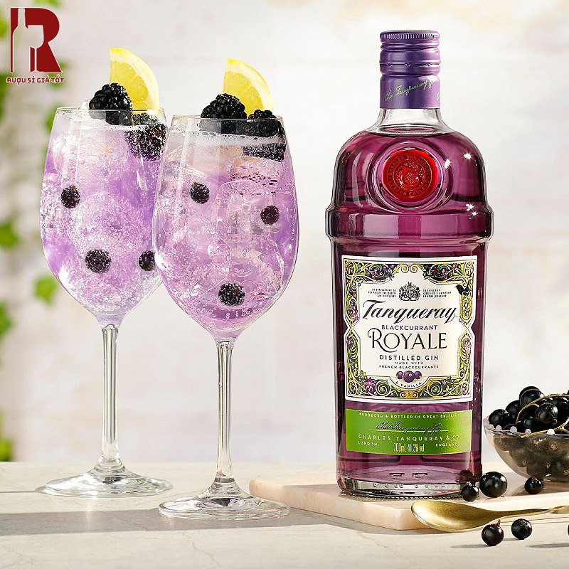 Một số món cocktail từ rượu gin Tanqueray Blackcurrant Royale