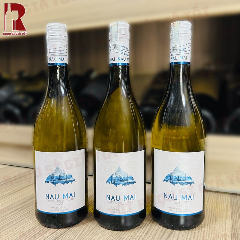Ưu đãi rượu vang trắng mua 5 tặng 1 - Nau Mai Sauvignon Blanc